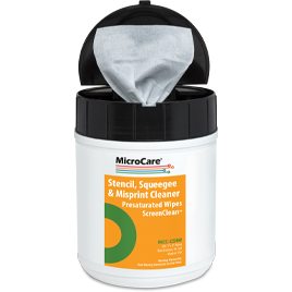 Presaturated Wipes, Stencil and Squeegee Cleaning - ScreenClean™