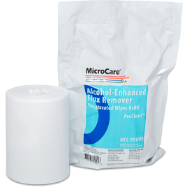 Alcohol-Enhanced Flux Remover Presaturated Wipes