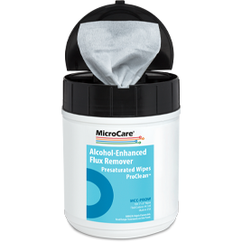 Presaturated Wipes, Alcohol-Enhanced Flux Remover - ProClean™